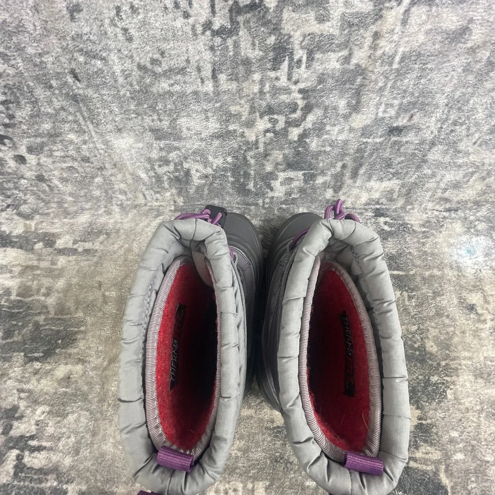 The North Face Womens 2 Snow Boots Waterproof Gray Purple Winter Boots